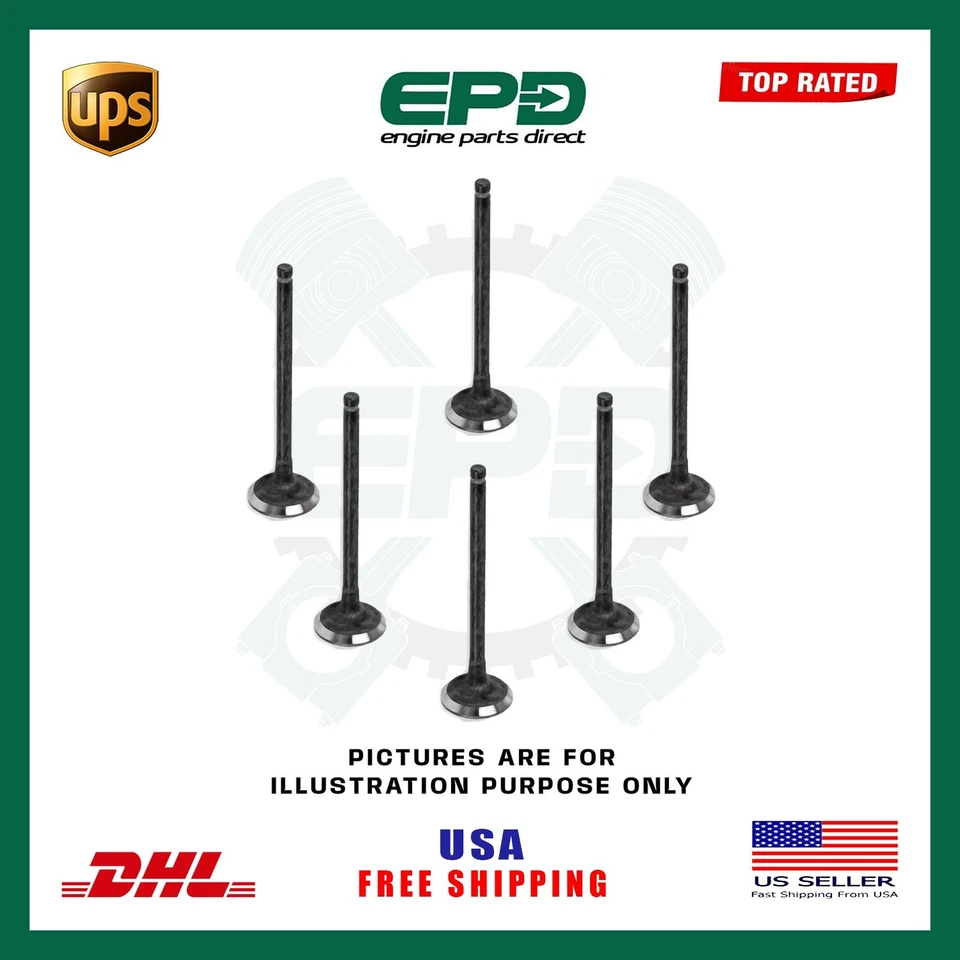 Exhaust Valves for Renault Captur I Smart Fortwo 0.9 898cc 1.2L Petrol Engine - Image 2 of 2