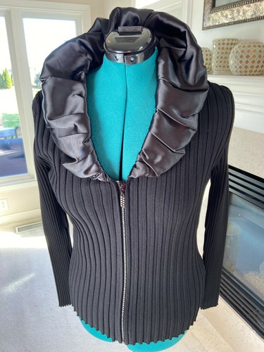 Belldini black knit sweater with 