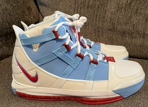 ð¥Nike Zoom LeBron III 3 QS RetroâHouston OilersâMens Size 9.5(AO2434-400)ð¥ | eBay