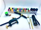 Fly Tying Vise Bundle, with Thread, Vise, UV Glue,Wire, UV Torch Fly Fishing Set