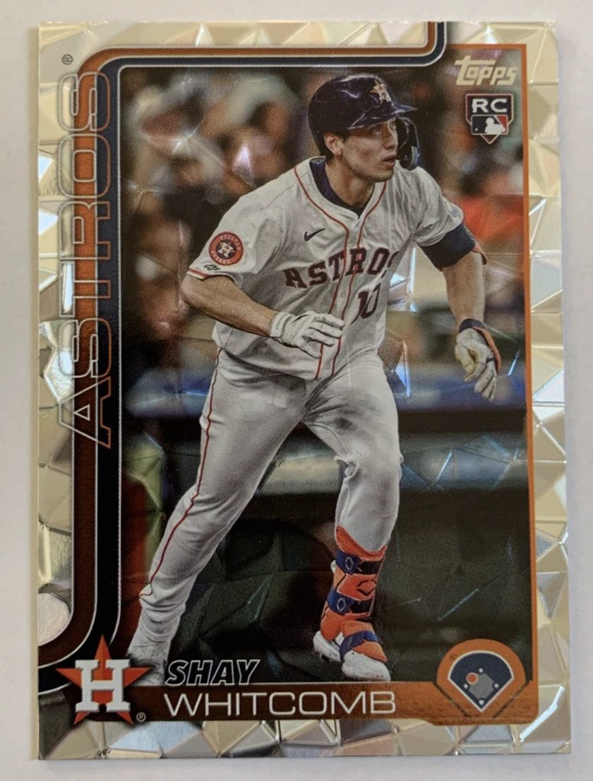 2025 Topps Rookie Diamante Foil Shay Whitcomb Houston Astros #87