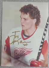 NHL Detroit Red Wings Fighter Joey Kocur Autographed 7.5 X 10 Hockey Photo #2 