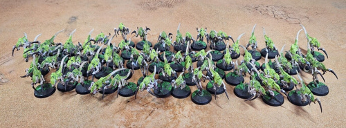 Warhammer 40k - Lotto Esercito Tiranidi - Grande Lotto di Miniature - Dipinte - P-105 - Foto 2 di 13