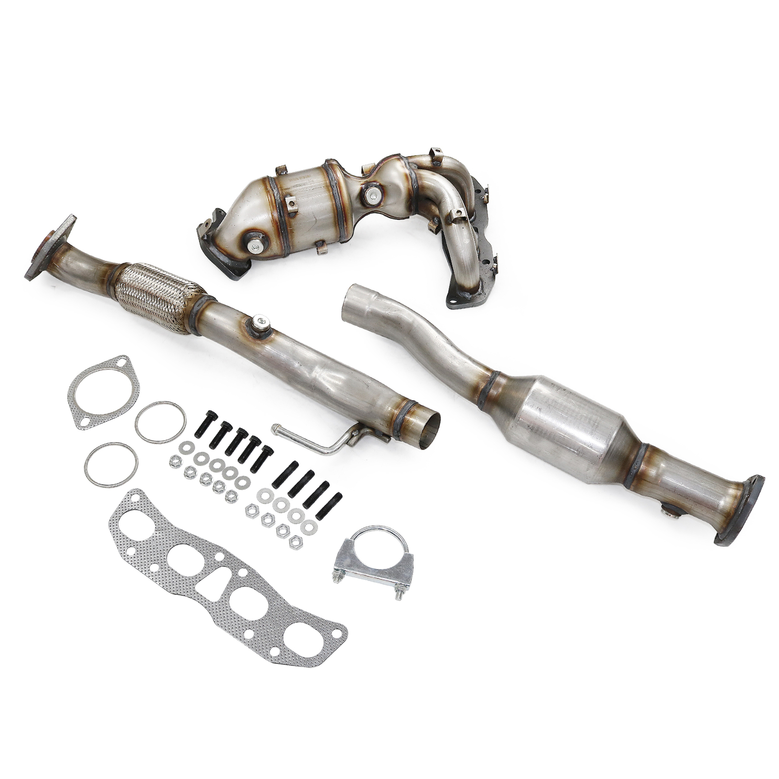 For 2007-2013 Nissan Altima 2.5L Catalytic Converter Front & Rear w/ Gasket USA