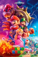 Poster Manifesto Locandina Cinema Film Super Mario Bros Stampa Vintage 50x70 Cm.