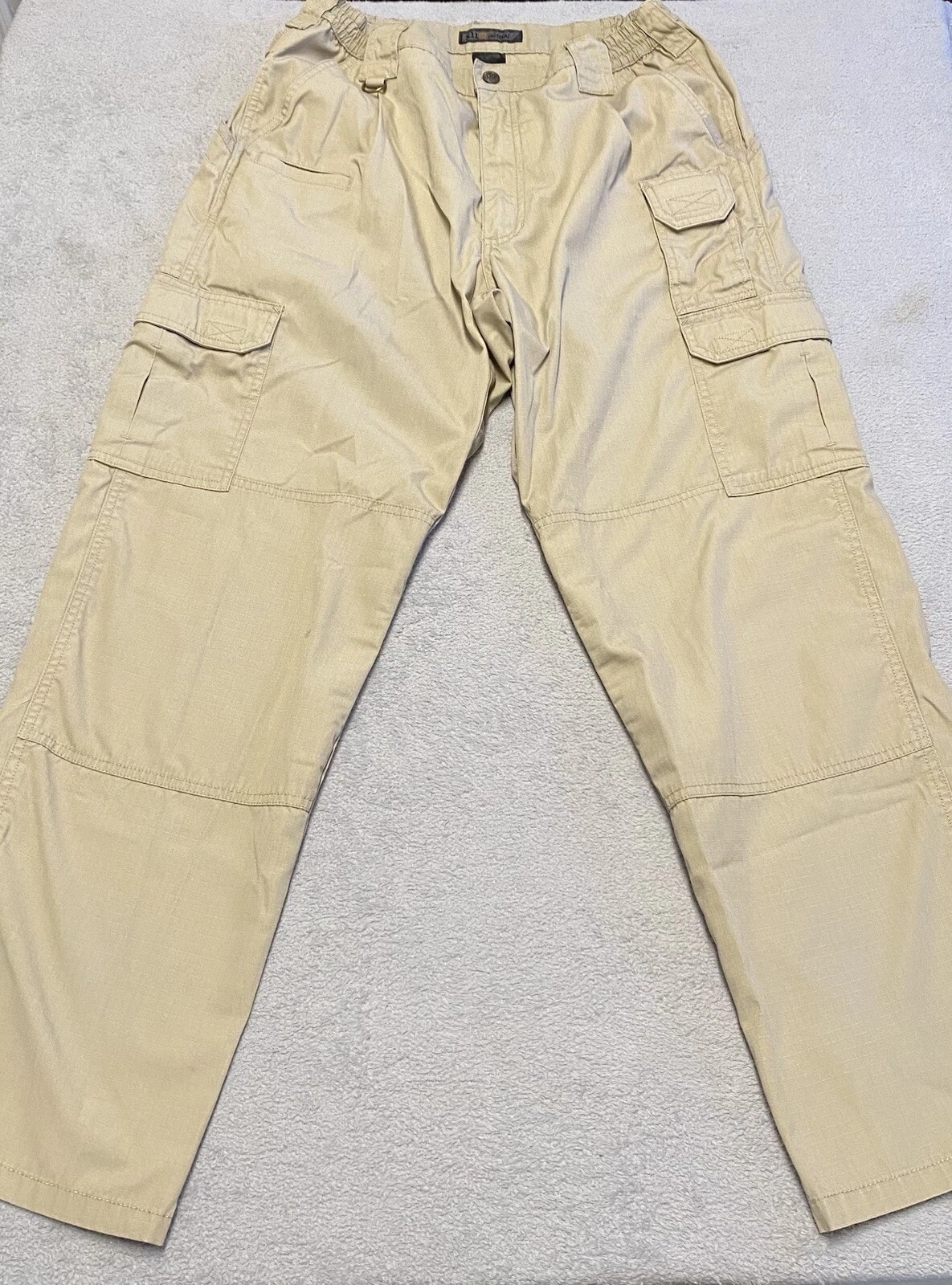 5.11 Tactical Cargo Pants Mens 34x31 Khaki Ripstop Utility Uniform