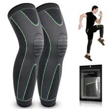 Knee Brace Hinged Compression Sleeve Joint Support Open Patella Stabilizer Wrap