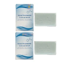 2 bars Niacinamide Tawas Soap 100g/each