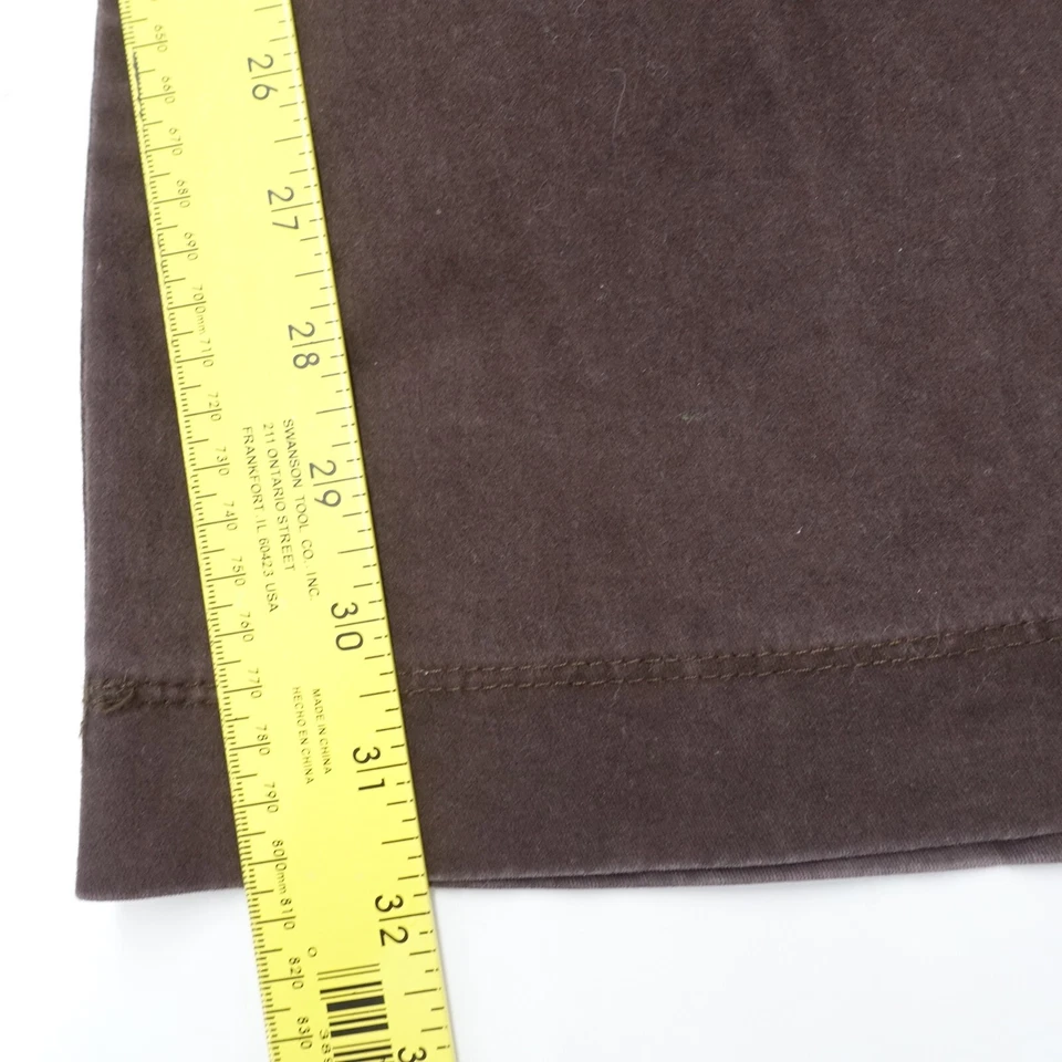 Pantalones de mezclilla Lee Sinfully suaves para mujer 16 medianos borgoña elásticos pierna recta Foto 2 de 4