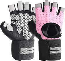Guantes de gimnasio de levantamiento de pesas para hombres y mujeres