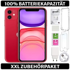 Apple iPhone 11 - 64 128 256GB - Rosso Red - Batteria 100% - Confezione Accessori XXL