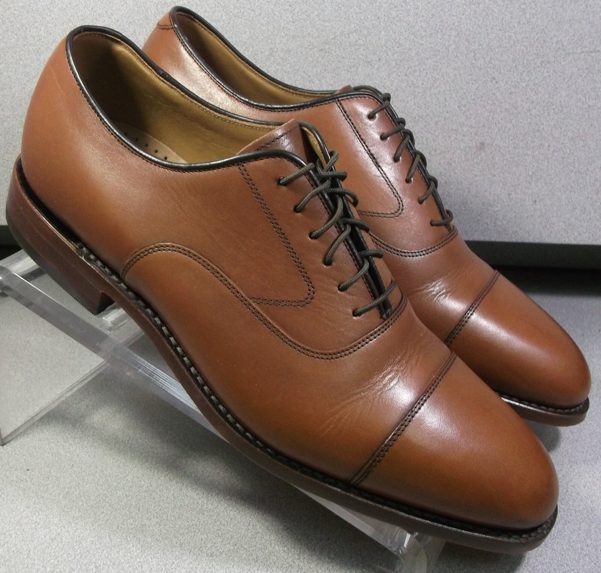 Johnston Murphy Men\'s Melton Cap Toe 22-2982 Tan Calfskin Men main image 2