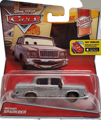 DIsney Cars 2015 MICHAEL SPARKBER Rust-Eze Racing 1:55 Scale Diecast FREE SHIP!