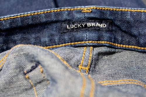 NEW Men's Lucky Brand Premium 110 Slim Jeans Faded Dark Wash 33 x 30 $129 - Picture 5 of 7