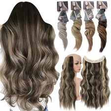 Curly Wire In Hair Extensions Elastic Band Secret Miracle Ring Long Thick Hair