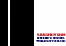 6 inches Racing Stripe 2 Decal Sticker Rally Race Racing Vinyl Car Body Hood