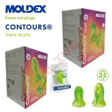 Moldex Contours Foam Earplugs Small & Standard Size Ear Plugs -- SNR : 35db