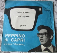 PEPPINO DI CAPRI"VICINO 'O MARE- G.CREPAX AZZURRA- DISCO 45 GIRI CARISCH 1960" 