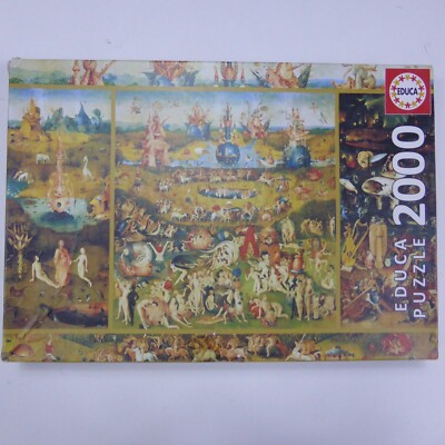 Educa 2000 Puzzle Very Rare Hieronymus Bosch Garden of Earthly Delight