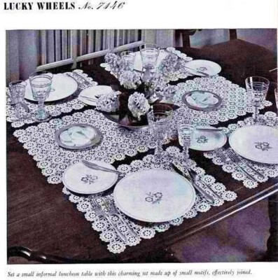 TABLE CROCHET Patterns WILLoWISP Lucky Star FLORAL CLASSIC FILET American Beauty