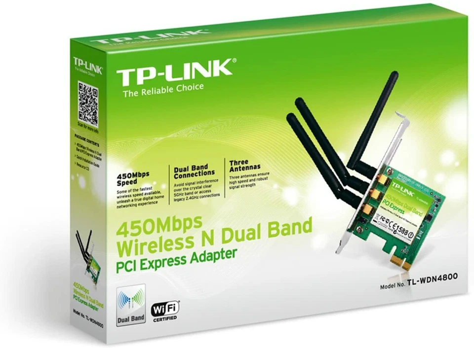 TL-WDN4800 N900 Wireless Dual Band PCI A Boxed Set 845973050603 N/A TP-ALINK@A10 - Image 4 of 4