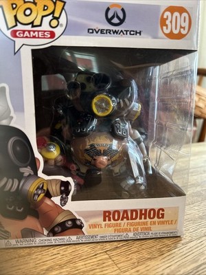 Funko Pop! Vinyl Super 6'': Overwatch - Roadhog (6 inch) #309.    B1