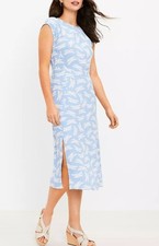 LOFT Butterfly Flutter Sleeve Midi DressWomen's Size 12