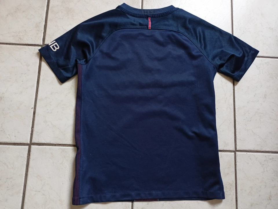 MAILLOT FOOT NIKE PSG PARIS ST GERMAIN FLY EMIRATES SIZE 12/13 ANS BE - Photo 4/4