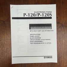 INFORMAZIONI/SPECIFICHE YAMAHA P-120/P120S VINTAGE