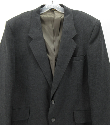 VINTAGE Levis Sport Coat Men 46 Long Gray Blazer Action Suit VINTAGE Levis Sport Coat Men 46 Long Gray Blazer Action Suit
