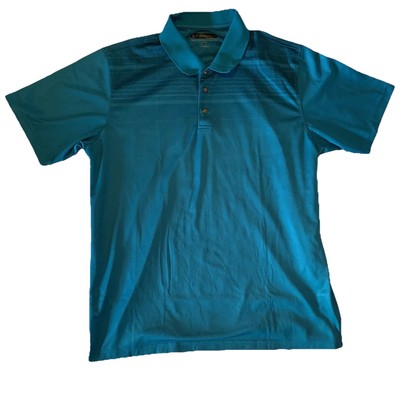 Pebble Beach Dry Luxe Preformance Collar Short Sleeve Golf Polo Shirt Men Sz XXL