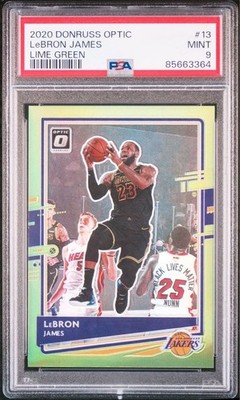2020 Topps Donruss Optic LeBron James  Los Angeles Lakers /149 Graded #13