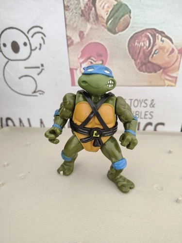 Vintage TMNT Ninja Turtles Figure SOFTHEAD Leonardo 1988