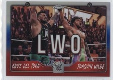 2025 Chrome WWE Tag Team Red White & Blue Refractor /85 Cruz Del Toro Patch 0d95