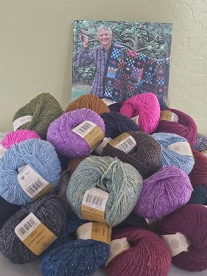 Rowan Scottish Tweed 4 Ply Wool Yarn Lot 36 Skeins Multicolor - K Fassett