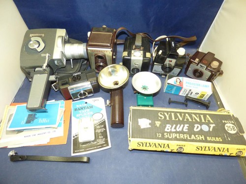 VINTAGE CAMERA LOT   14+ ITEMS
