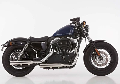 FALCON Double Groove Échappement pour Harley Davidson Sportster XL 883R Roadster - Photo 1/2