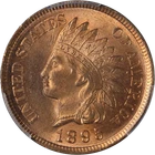 1895 Indian Cent PCGS MS63 RD Superb Eye Appeal Strong Strike