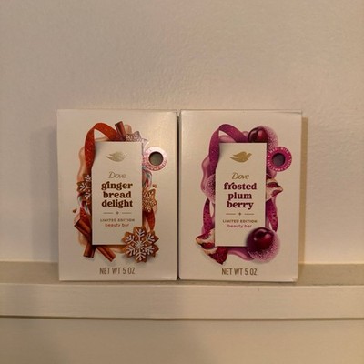 Dove beauty bar soap-frosted plum berry and ginger bread delight