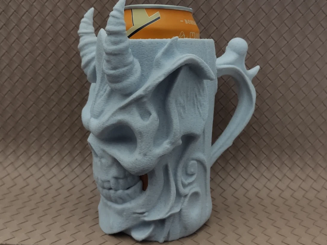 Archdemon Skull Can Holder Koozie | 3D Printed Unique Beverage Cooler