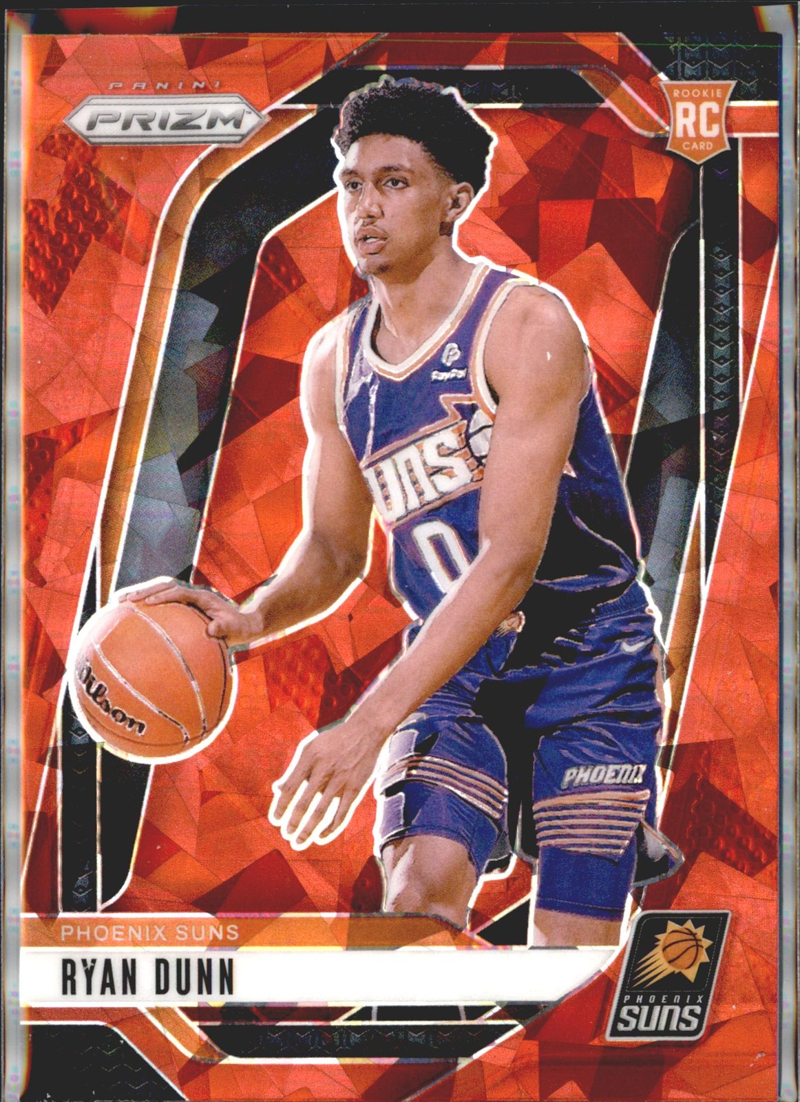 2024-25 Panini Prizm #258 Ryan Dunn Prizms Red Ice