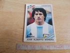 Image PANINI MEXICO 86 - ARGENTINA - JUAN ALBERTO BARBAS - N°82