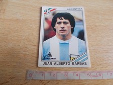 Image PANINI MEXICO 86 - ARGENTINA - JUAN ALBERTO BARBAS - N°82