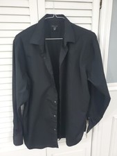 Men's Van Heusen Black XL 17-17.5 DRESS SHIRT