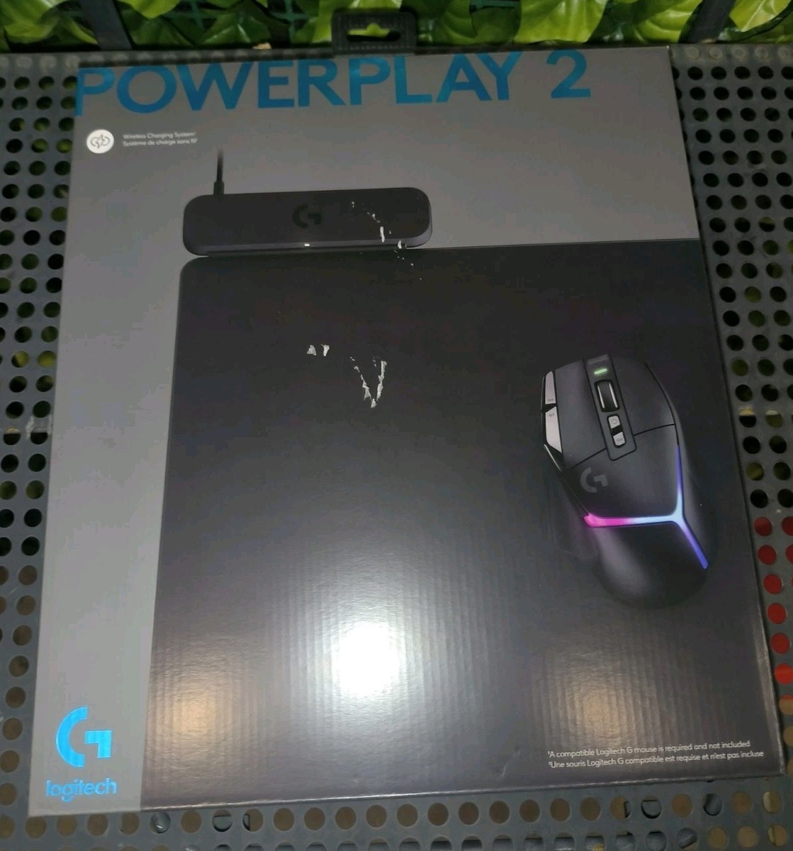 Logitech G POWERPLAY 2 Wireless Charging Mouse Pad - Black 947