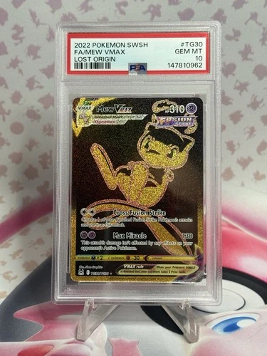 Mew VMAX (Secret) TG30/TG30 Swsh11: Lost Origin Trainer Gallery Holo PSA 10