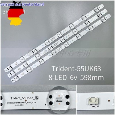 LED BACKLIGHT For LG 55UK6200PLA 55UK6400PLF LGIT.TRIDENT.55UK63 HC550DGG