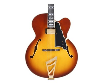 D'Angelico Excel EXL-1 Hollow Body Guitar - Dark Iced Tea Burst - Open Box