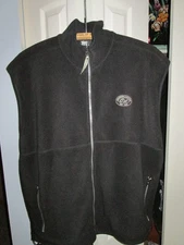 NICE Level Wear Black Chardon Lakes GC Performance Fleece Golf Vest XL