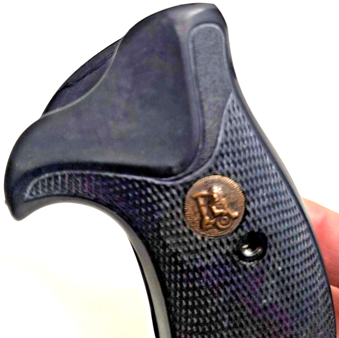 Pachmayr S&W K L Frame Compact Round Butt Presentatioln Rubber SKC Grip 13 19 66